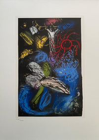 La création de L'homme, Plate 1 & 2 by Marc Chagall, 1986 (view 3)