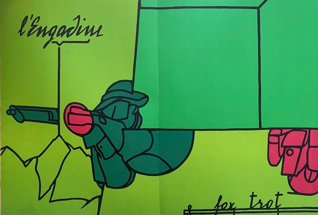 L'Engadine by Valerio Adami, 1973