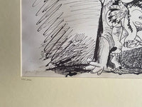 Guernica Study by Pablo Picasso, 1990 (view 2)