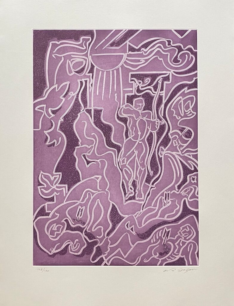 Massacre des prétendants by André Masson, 1978