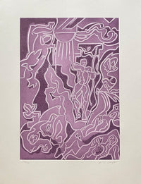 Massacre des prétendants by André Masson, 1978