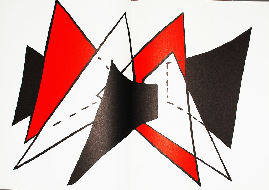 Triangles rouges et noirs d'Alexander Calder, 1963