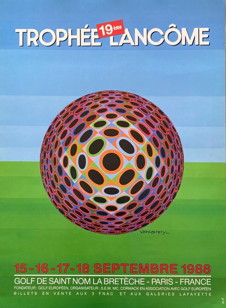 Trophée Lancôme by Victor Vasarely, 1988