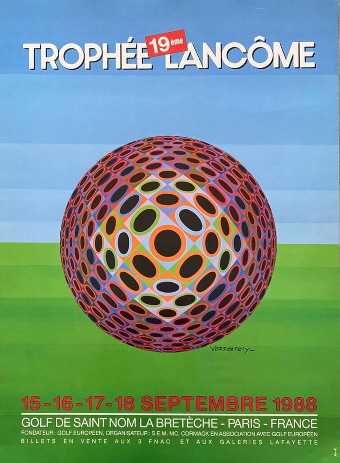 Trophée Lancôme by Victor Vasarely, 1988