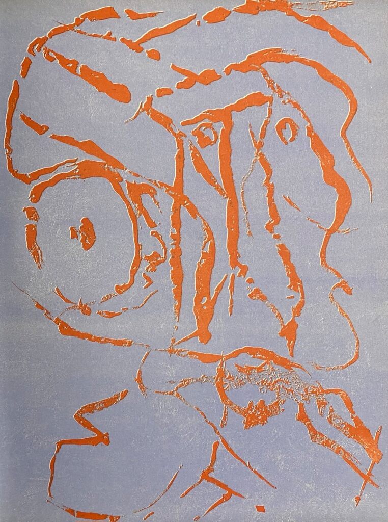 Portrait by Pierre Alechinsky, 1960
