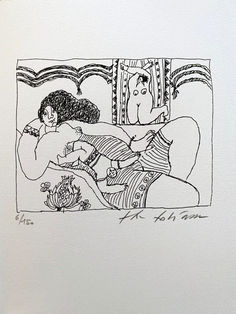 Aux franges de l'éveil de Theo Tobiasse, 1987