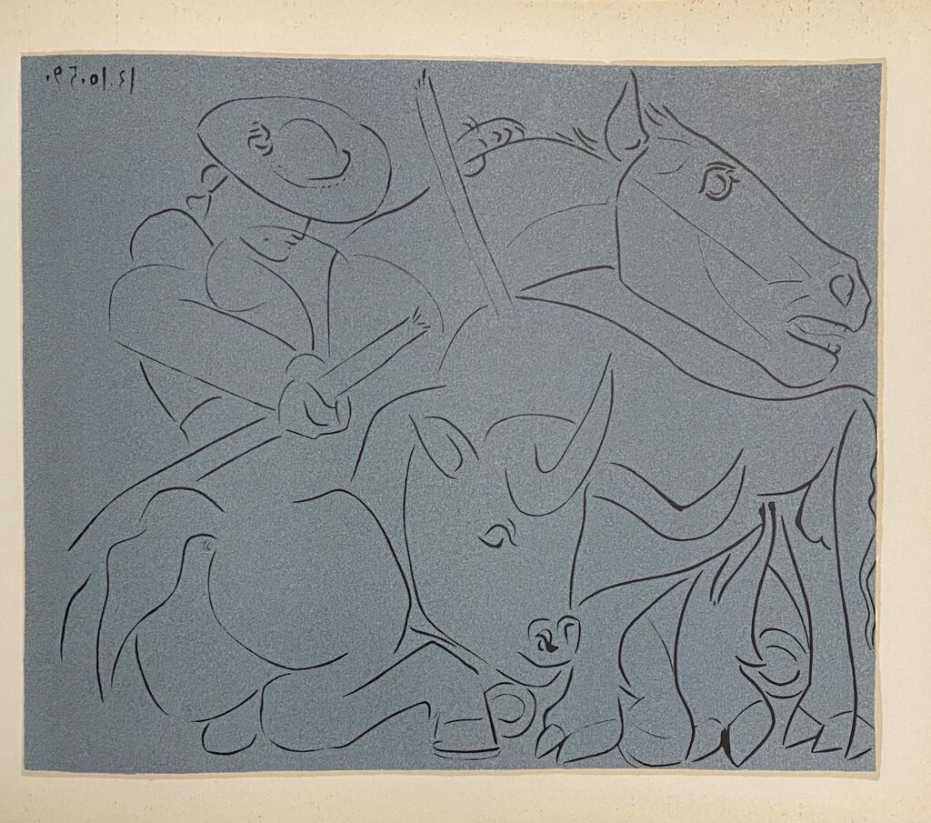 La Pique cassée by Pablo Picasso, 1963