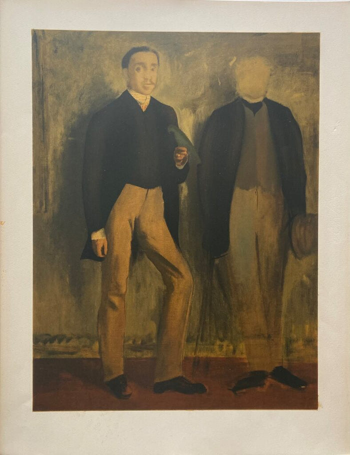 Deux hommes en pied (1862) d'Edgar Degas, 1973