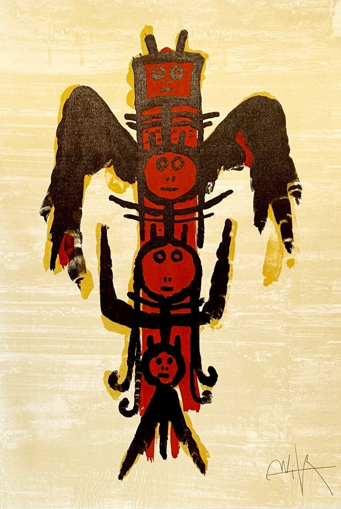 El último viaje del buque fantasma by Wifredo Lam, 1976
