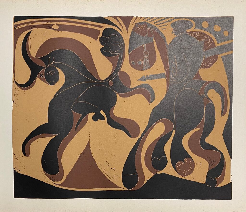 Taureau et picador by Pablo Picasso, 1963