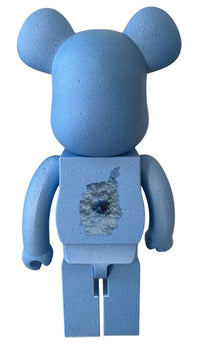 Snarkitecture x Black Rainbow 1000% (Blue Edition) de BE@RBRICK, 2022 (vue 3)