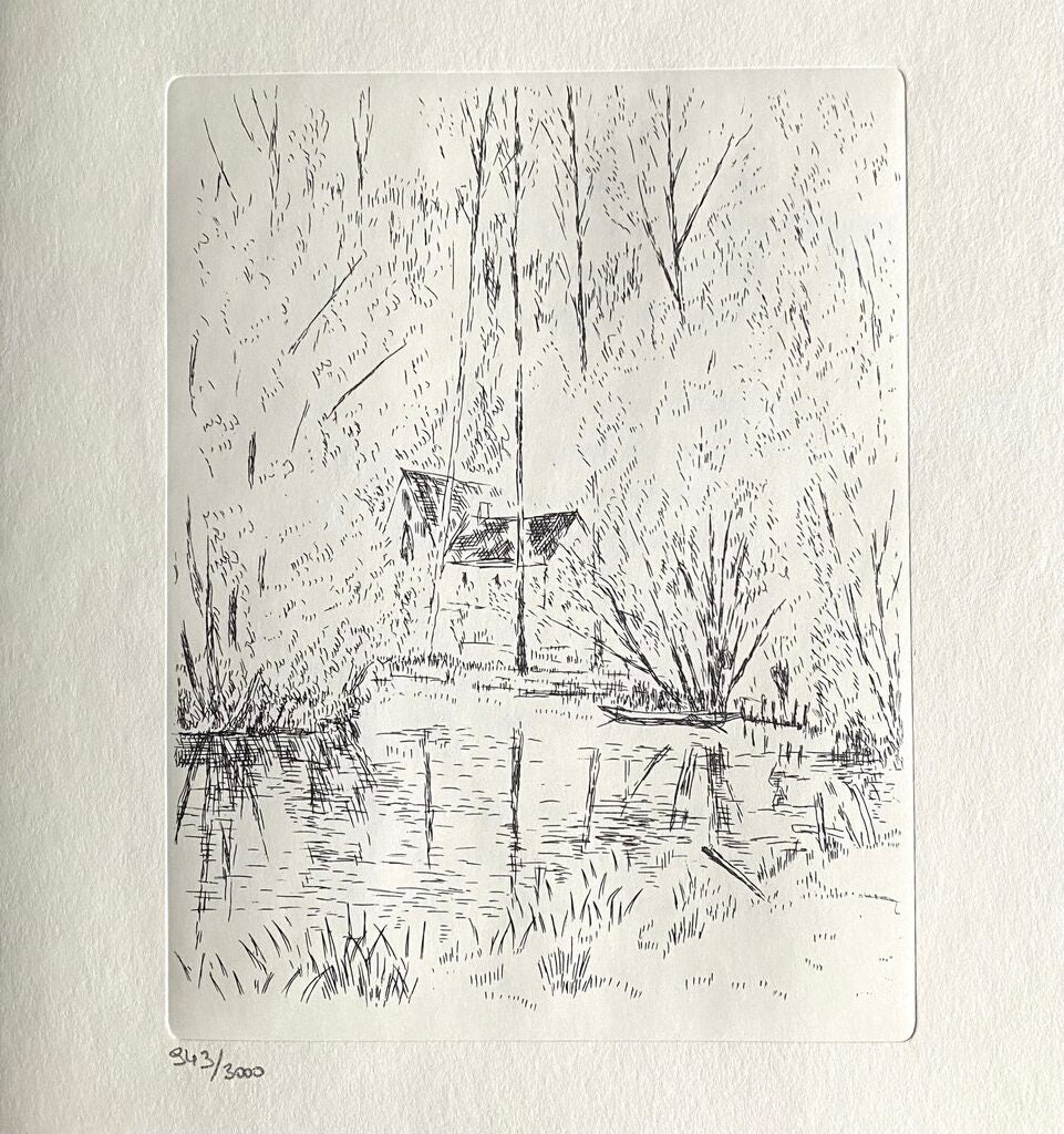 Paysage d'André Dunoyer de Segonzac, 1969