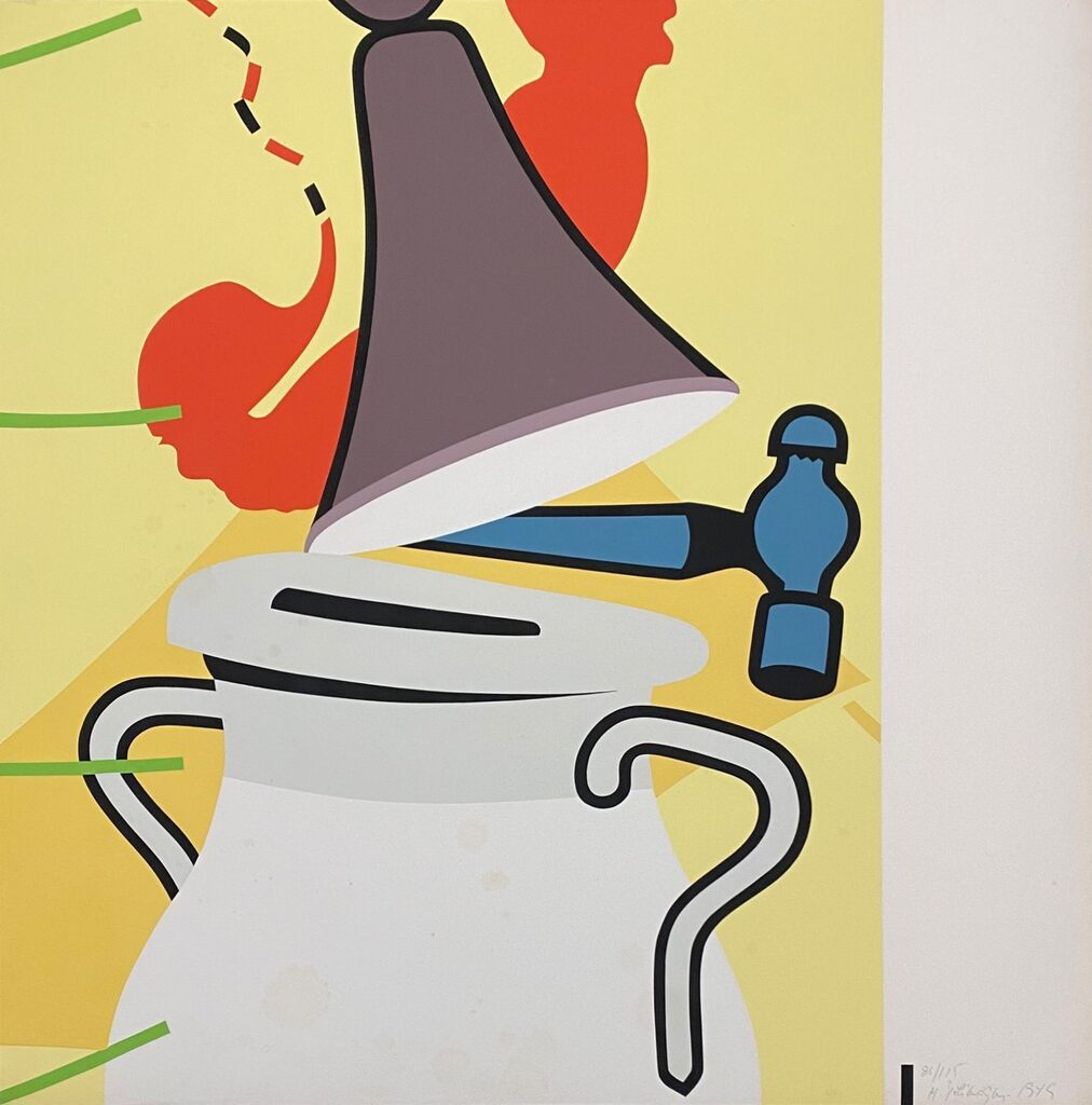 Le Retour du printemps I by Hervé Télémaque, 1974
