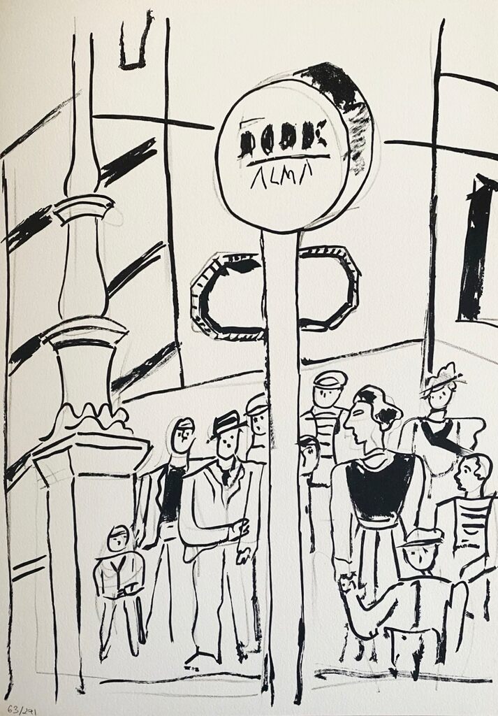 L’arrêt de l’autobus de Fernand Léger, 1960