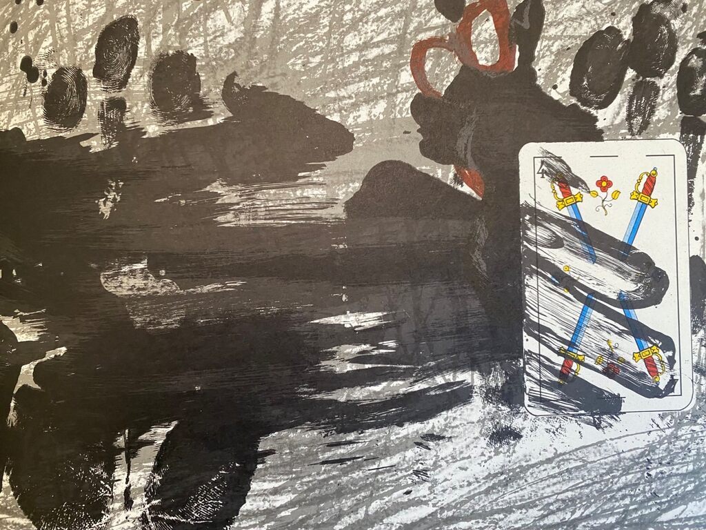 Les deux cartes by Antoni Tàpies, 1976 (view 2)