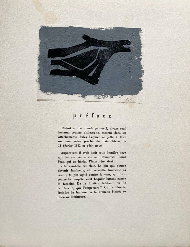 Préface by Raoul Ubac, 1968
