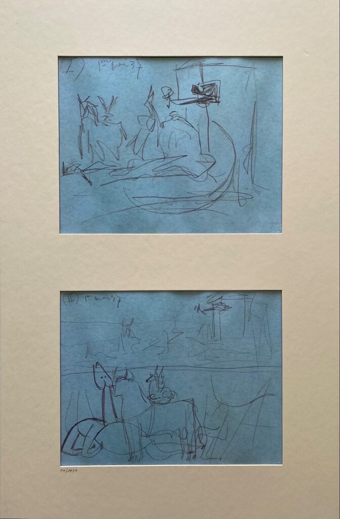 Guernica Study by Pablo Picasso, 1990