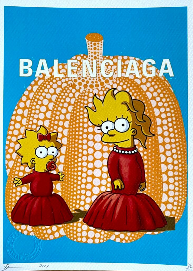 Simpsons in Balenciaga by Death NYC, 2024