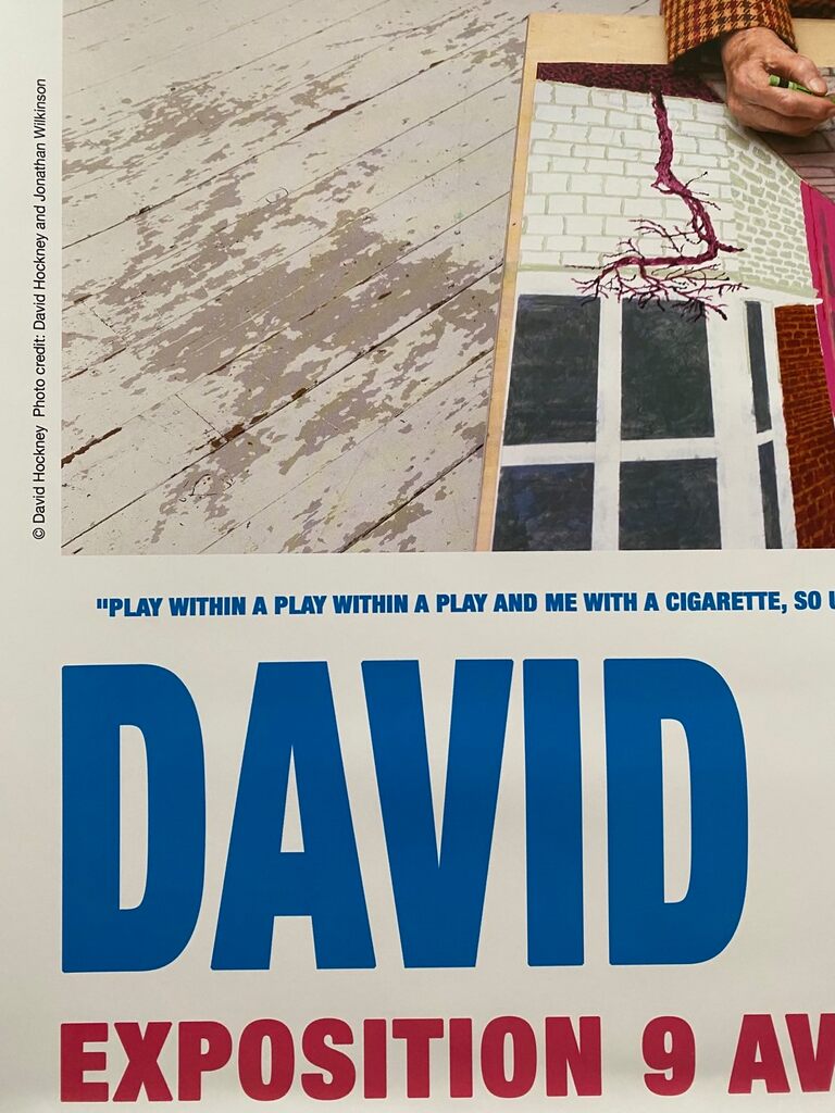 Play within a Play within a Play and Me with a Cigarette within a Play by David Hockney, 2025 (view 2)