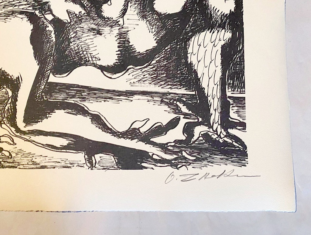 The Labours of Hercule - Fight against the Hydra of Lerna by Ossip Zadkine, 1960 (view 3)