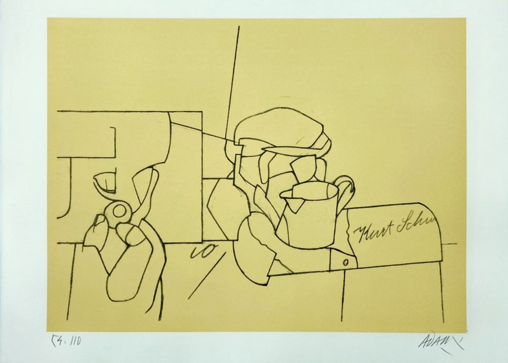 Untitled by Valerio Adami, 1986