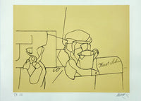 Untitled by Valerio Adami, 1986
