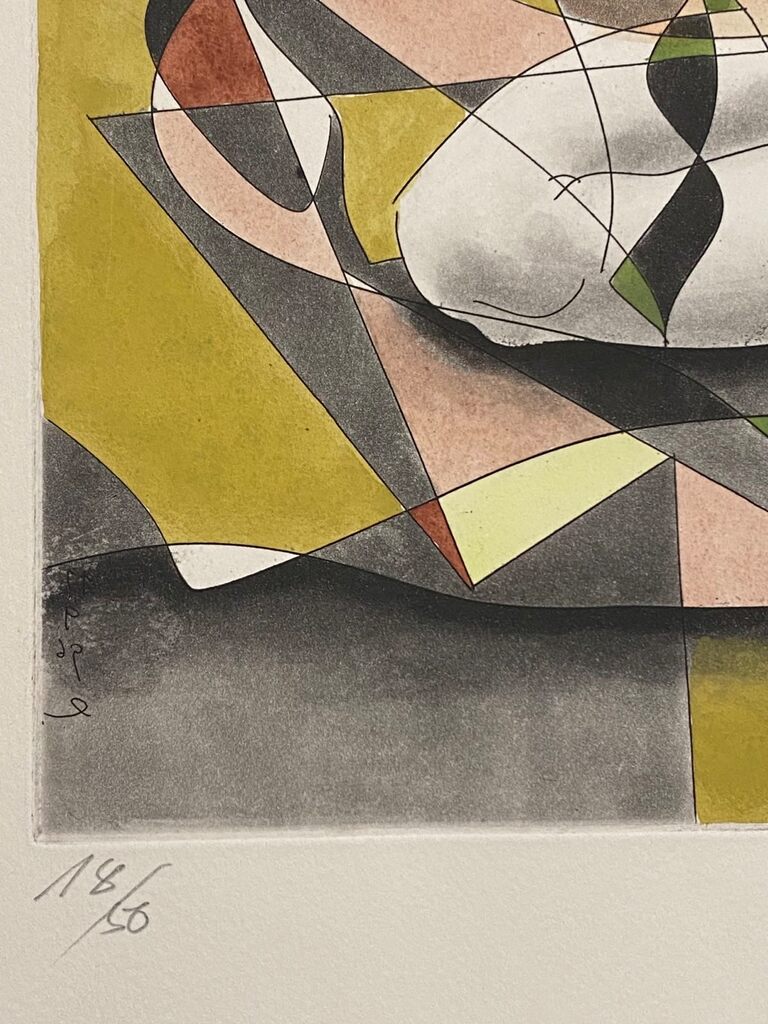 Couple lisant by Hans Erni, 1996 (view 2)