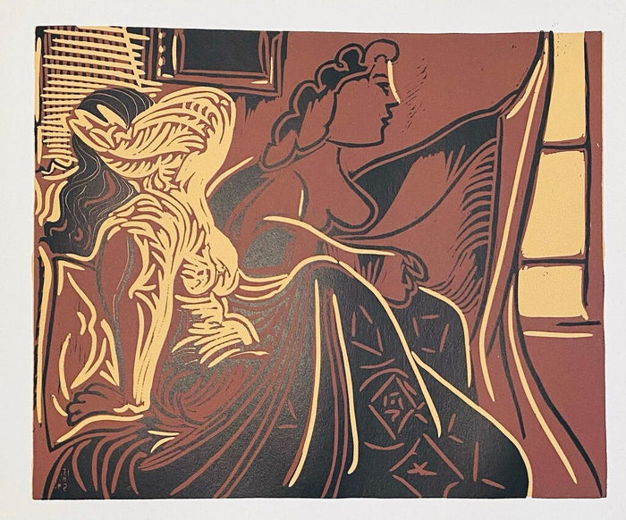 Deux femmes pres de la fenêtre de Pablo Picasso, 1963