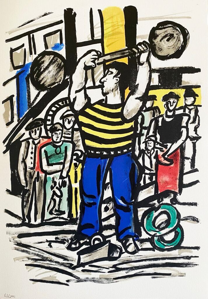 L'haltérophile de Fernand Léger, 1960