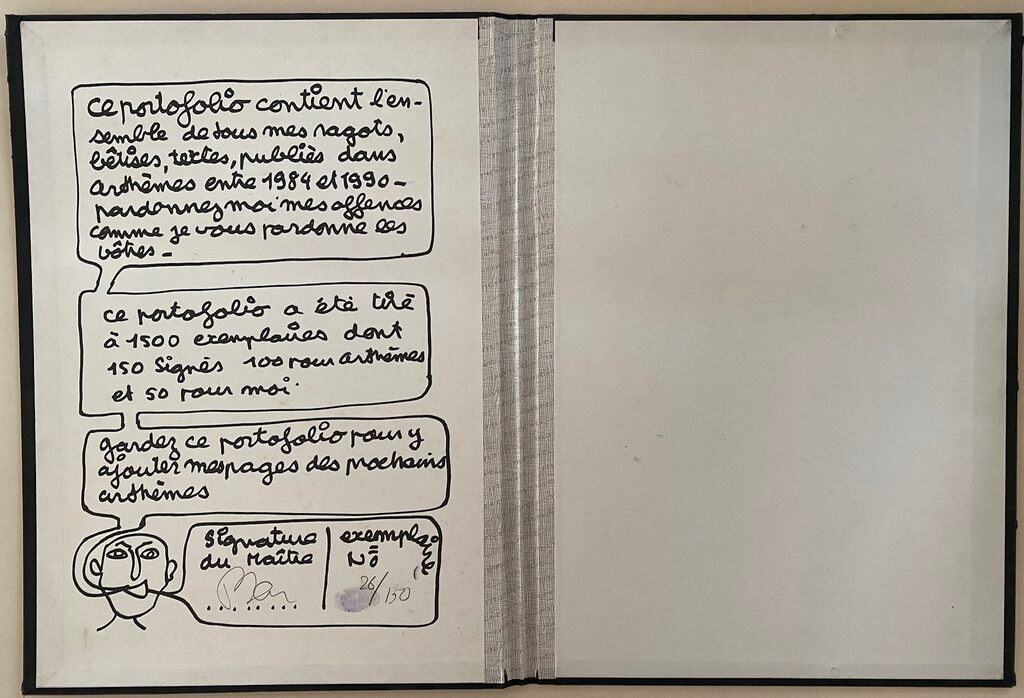 Pardonnez-moi mes offenses comme je vous pardonne les votres by Ben Vautier, 1984-1990 (view 3)