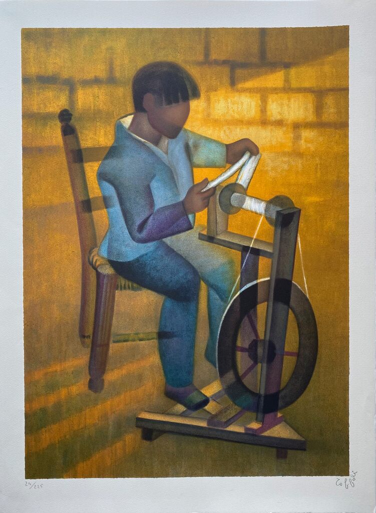 Le fileur péruvien by Louis Toffoli, 1986