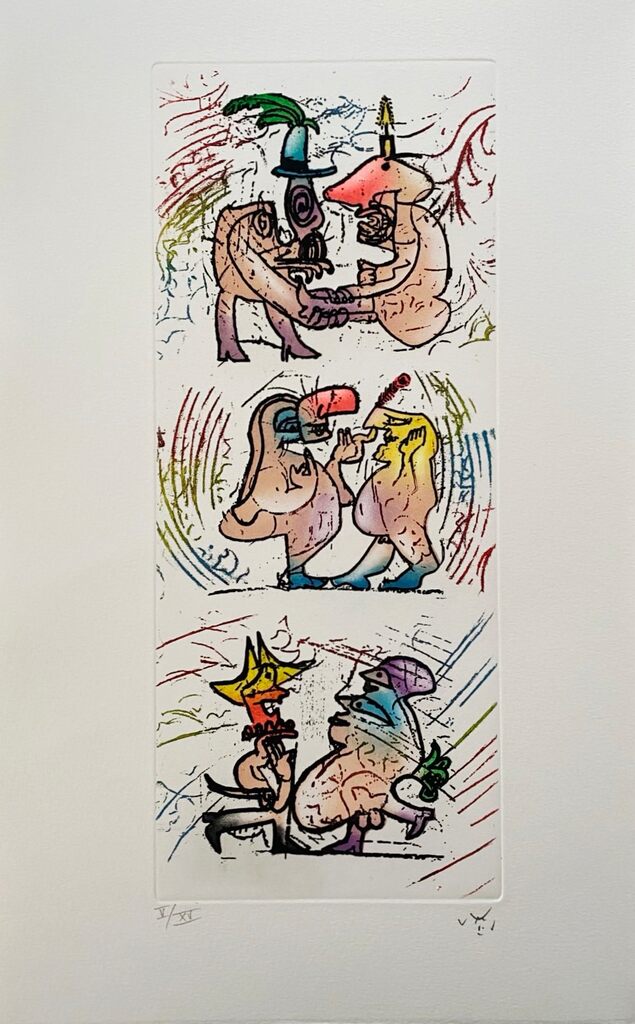 Ubu roi II de Roberto Matta, 1982