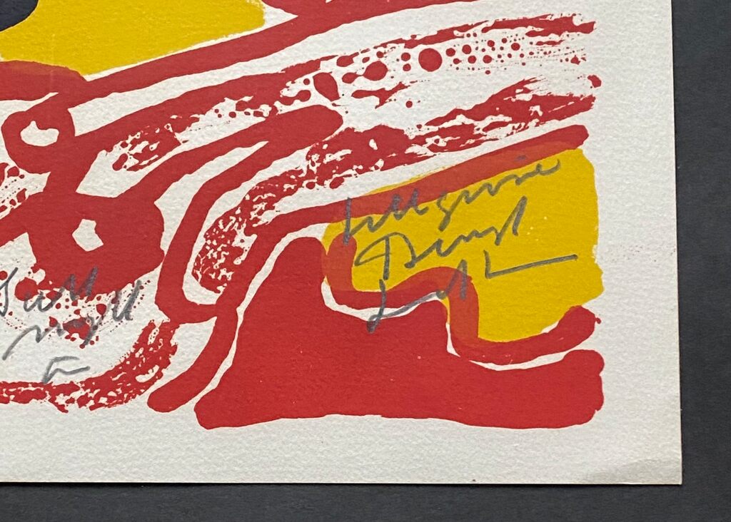 Carte de vœux by Bengt Lindström, c. 1980 (view 3)