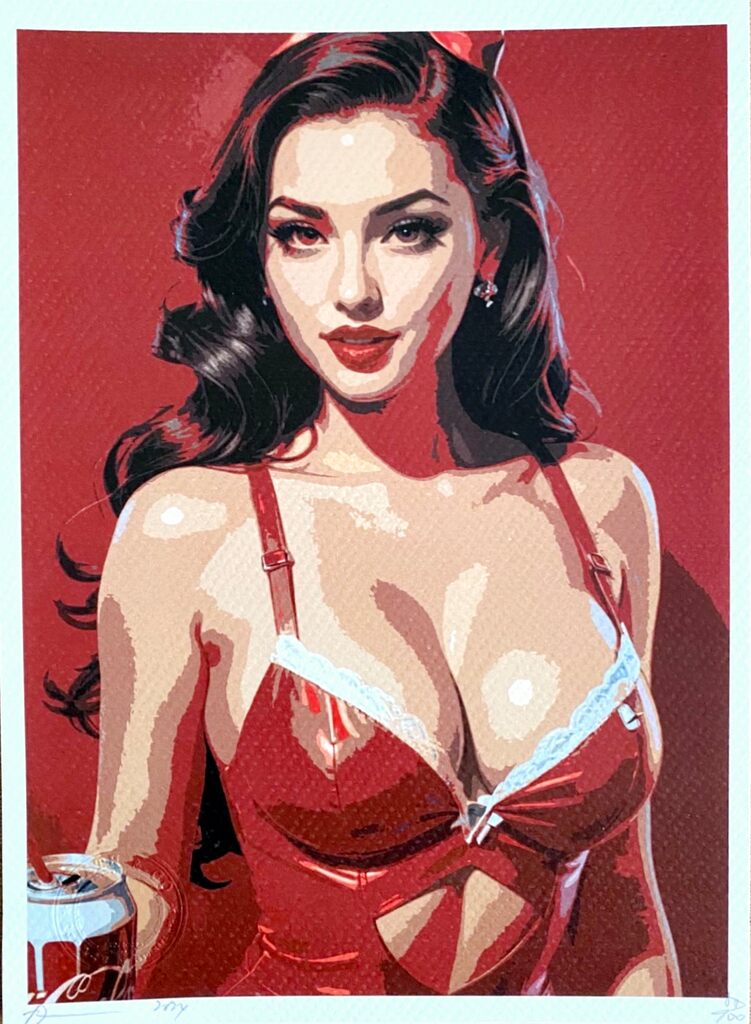 Cola Girl by Death NYC, 2024
