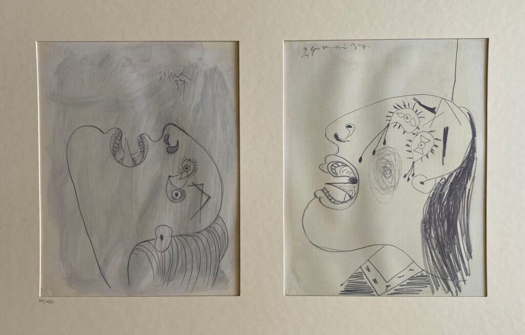 Guernica Study by Pablo Picasso, 1990