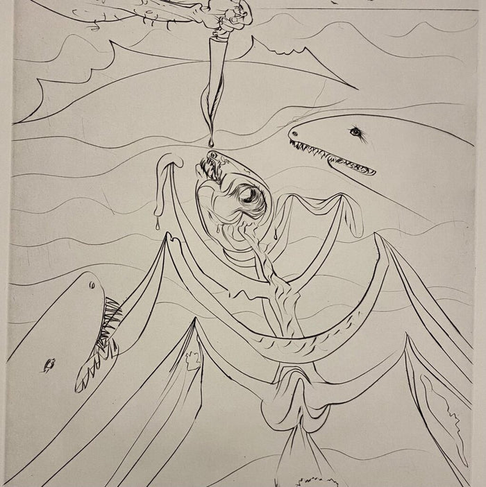 The Old Man and the Sea - The Struggle de Salvador Dalí, 1974 (vue 2)