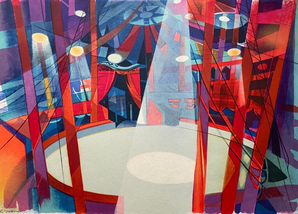 La piste de cirque de Camille Hilaire, 1974