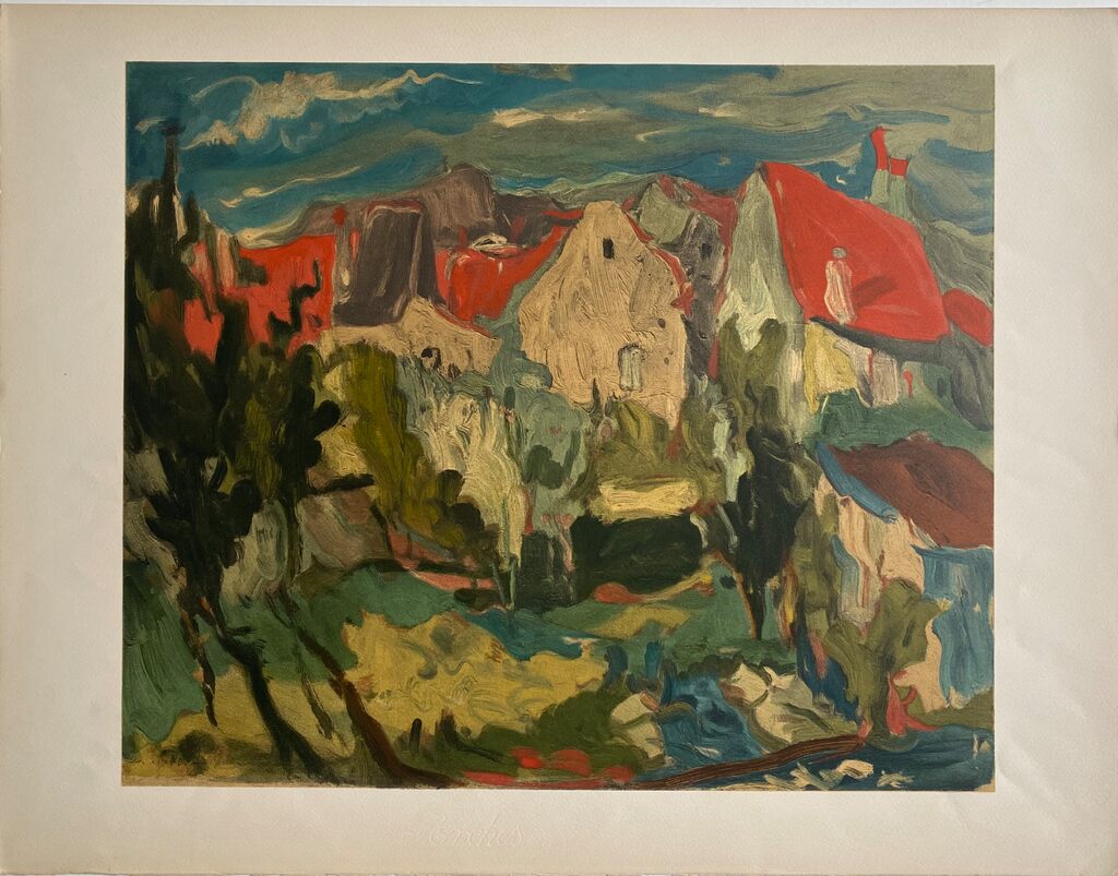 Paysage à Cagnes (1921) by Chaïm Soutine, 1966