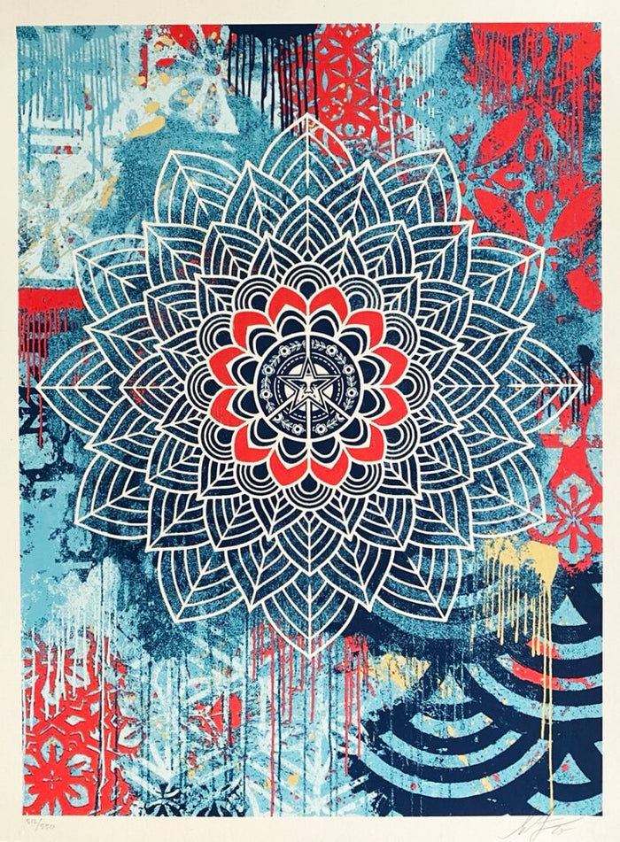 Chaos Mandala 2 by Shepard Fairey, 2025