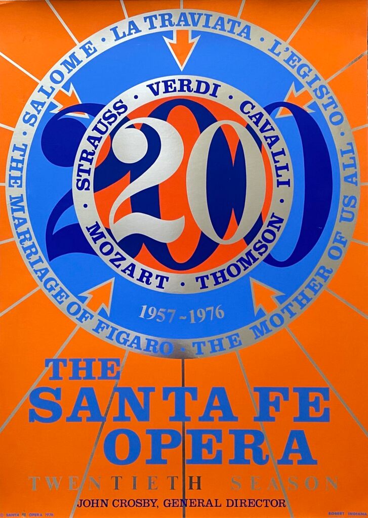 The Santa Fe Opera de Robert Indiana, 1976