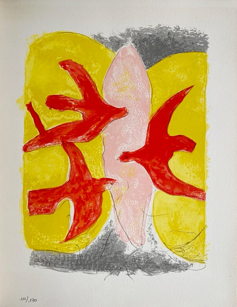Descente aux enfers by Georges Braque, 1961