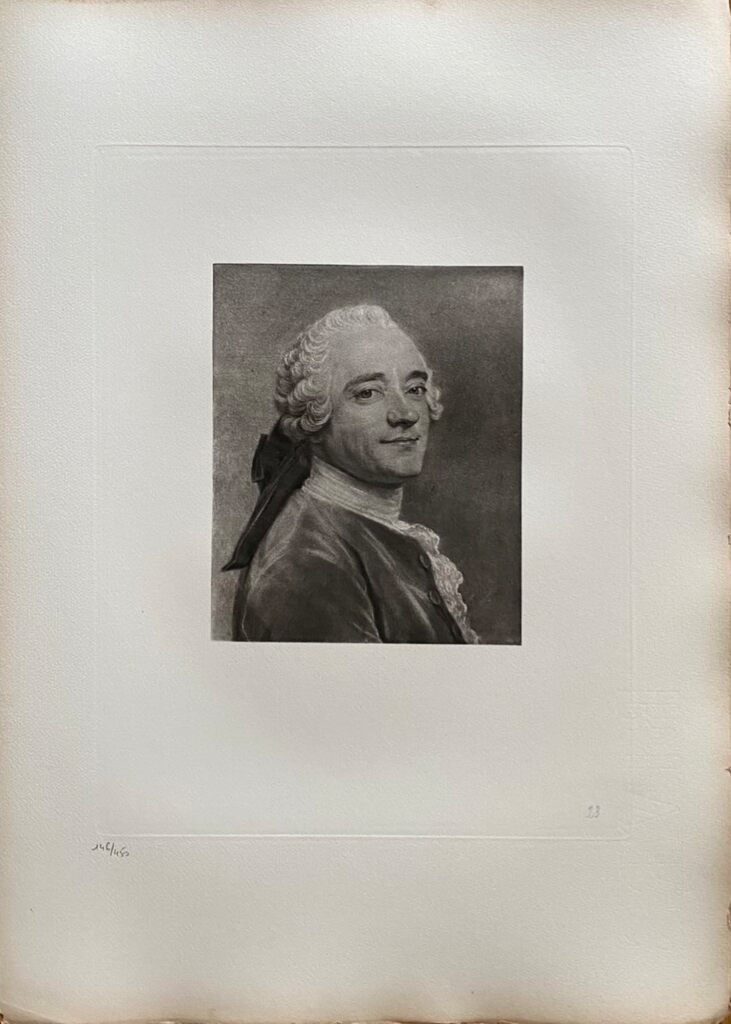 Autoportrait de Maurice-Quentin de La Tour, 1908