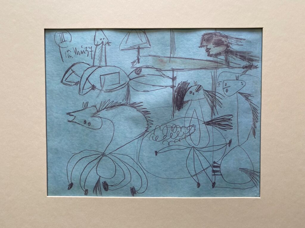 Guernica Study by Pablo Picasso, 1990 (view 3)