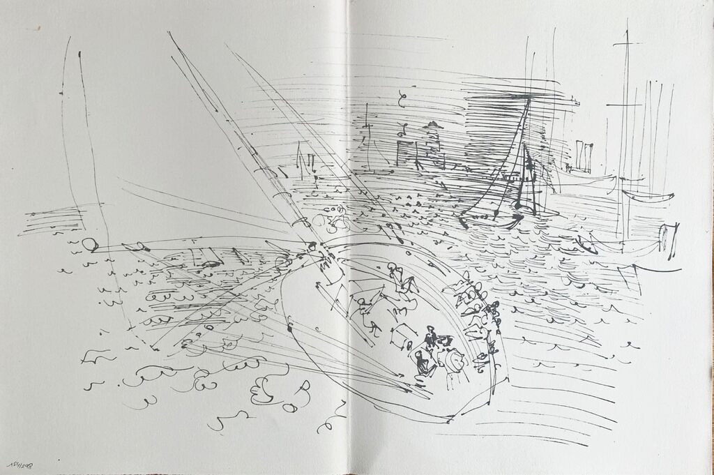 Les Côtes Normandes by Raoul Dufy, 1961