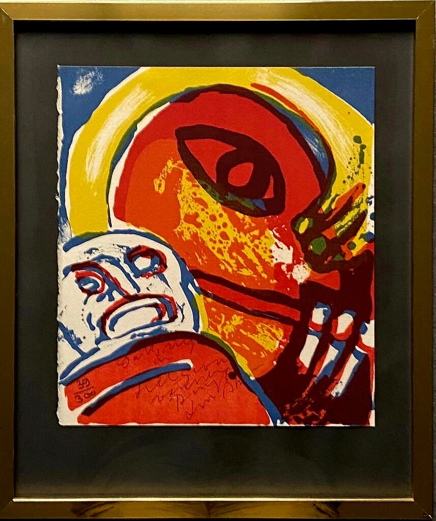 Carte de vœux by Bengt Lindström, c. 1980