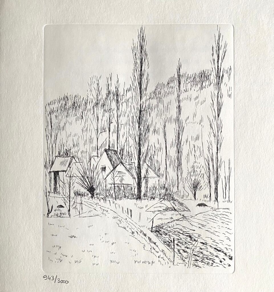 Village by André Dunoyer de Segonzac, 1969
