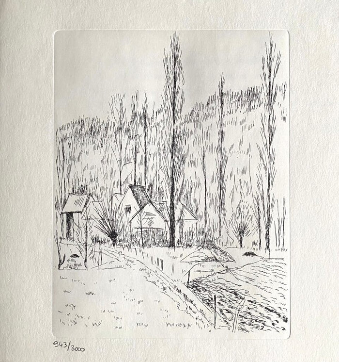 Village by André Dunoyer de Segonzac, 1969