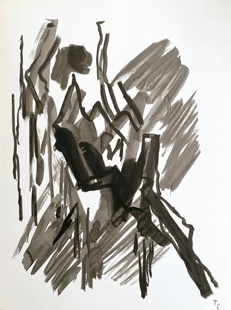Composition by Pierre Tal-Coat, 1960