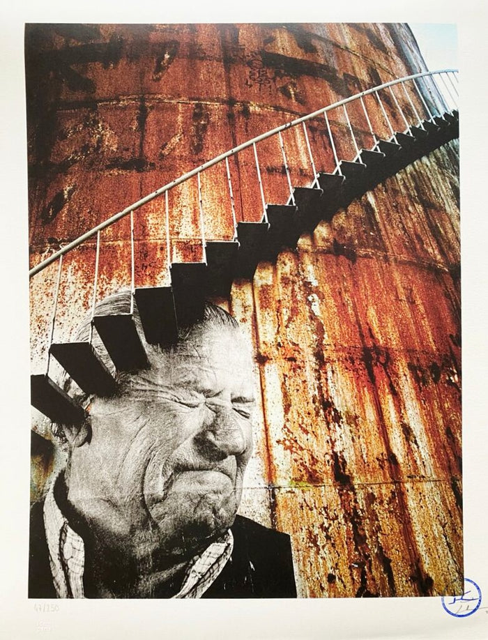 Los Surcos de la Ciudad, Marino Saura Oton, Cartagena, Espagne de JR, 2008