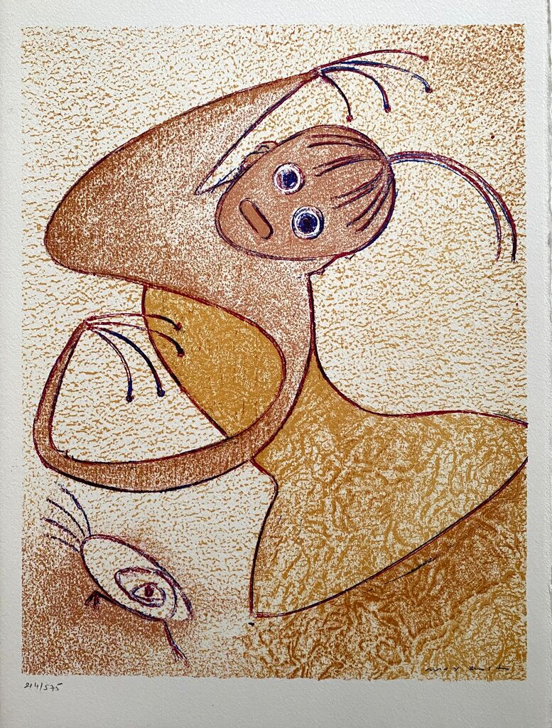Hommage à San Lazzaro by Max Ernst, 1975